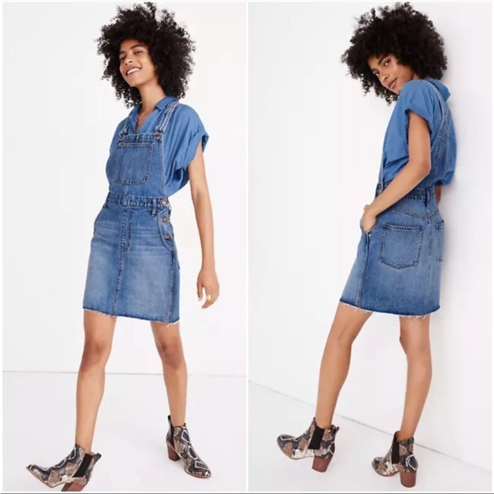 Madewell Denim Overalls Jean Dress Size 2